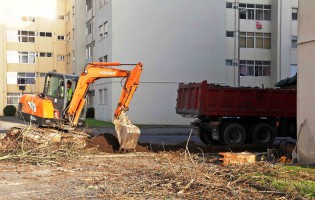 Requalificação dos espaços exteriores da urbanização Sopete