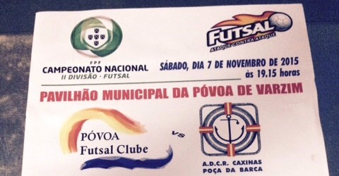 ADCR Caxinas acusa Póvoa Futsal de cobrar bilhetes acima da lei