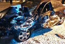 Acidente com seis carros no centro de Vila do Conde causa ferido ligeiro