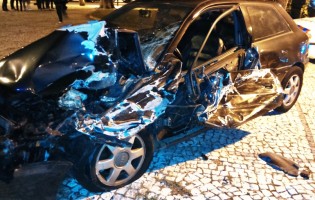 Acidente com seis carros no centro de Vila do Conde causa ferido ligeiro