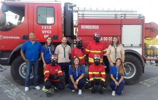 Escuteiros das Caxinas oferecem máscaras aos Bombeiros de Vila do Conde
