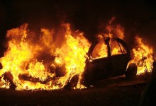 Capotamento e incêndio de viatura em Aveleda não causa feridos