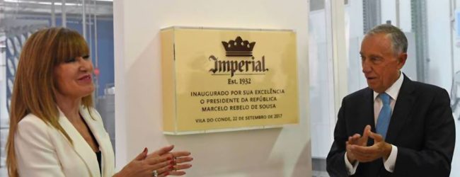 Marcelo Rebelo de Sousa inaugura unidade fabril nos 85 anos da Imperial