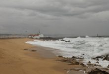 Mar agitado em Vila do Conde e Póvoa de Varzim com ondas de 7 metros