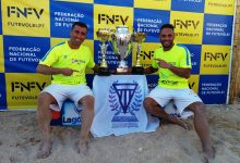 Nelson Pereira e Miguel Pinheiro vencem 8.ª Etapa do Campeonato Nacional de Futevólei em Vila do Conde e sagram-se Campeões Nacionais em Albufeira