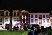 Incêndio em edifício comercial da zona ribeirinha de Vila do Conde obriga à evacuação do prédio
