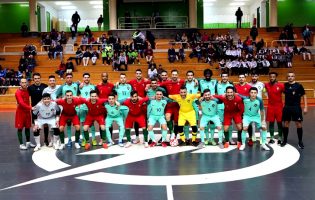 Seleção Nacional de Futsal perde em Rio Maior o primeiro jogo-treino com equipa dos Sub-21