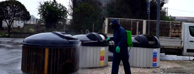 Câmara Municipal de Vila do Conde inicia serviço diário de desinfeção de contentores de lixo