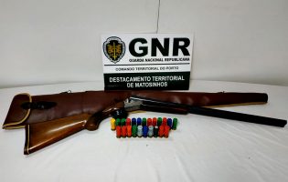 GNR detém homem de 75 anos de idade na Póvoa de Varzim por posse ilegal de arma de fogo