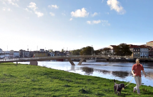 Conheça o projeto da nova ponte ciclopedonal sobre as margens do rio Ave em Vila do Conde