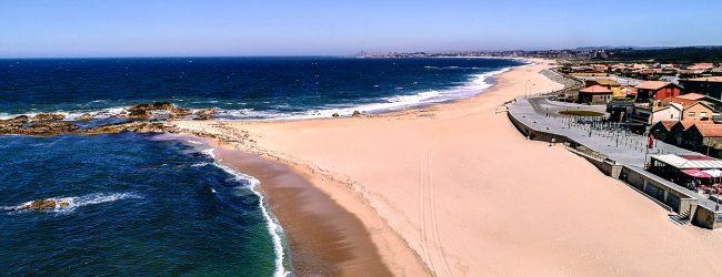 Praia de Mindelo é a que tem maior capacidade no concelho de Vila do Conde (2.400 pessoas)