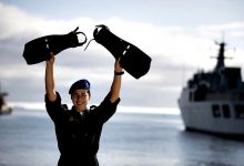 Primeira Mulher na Classe de Mergulhadores da Marinha é Adriana Oliveira de Vila do Conde