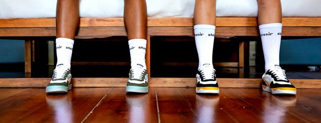 Poveiros criam marca de sapatilhas sustentável e inovadora Shoevenir com lembranças associadas
