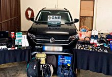GNR deteve três suspeitos de furto, recetação de material furtado e falsificação em Vila do Conde