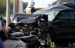 Um morto e um ferido grave em despiste na Autoestrada A28 na Póvoa de Varzim