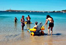 Matosinhos tem 4 anfíbios e passadeiras para ajudar pessoas com mobilidade reduzida na praia