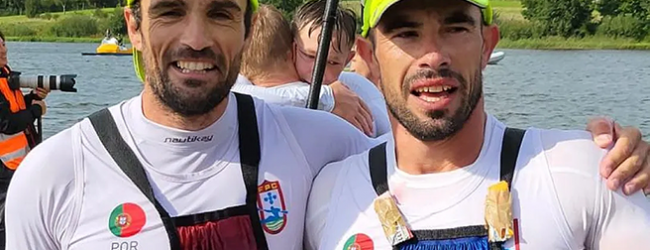 Foco e espírito competitivo no ouro mundial de canoagem Fernando Pimenta e José Ramalho