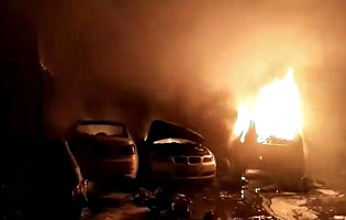 Incêndio destruiu oficina de automóveis na Trofa