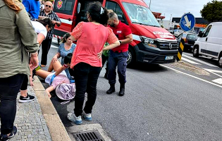 Mulher atropelada na passadeira junto à Rotunda dos Fundadores de Vila do Conde em estado grave