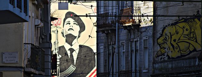 PCP inaugura mural pintado a mil mãos para celebrar 25 Abril e enaltecer Constituição