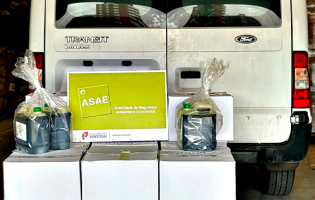 ASAE apreende 1.500 litros de óleo dissimulado de azeite nas cidades de Barcelos e Póvoa de Varzim
