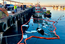 Embarcação de pesca da Póvoa de Varzim sem tripulantes afundou-se no porto de Matosinhos