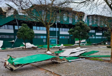 Utilização do estádio do Rio Ave em risco após danos causados por tempestade em Vila do Conde