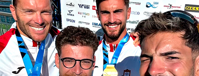Portugal é campeão do mundo de canoagem em K4 500 metros nos mundiais de Milão em Itália