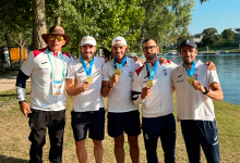 Canoístas Fernando Pimenta, José Ramalho, Rui Lacerda e Ricardo Coelho Campeões do Mundo