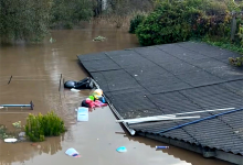 Chuva deixa freguesias do concelho de Vila do Conde com casas inundadas e estradas cortadas