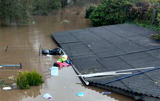 Chuva deixa freguesias do concelho de Vila do Conde com casas inundadas e estradas cortadas