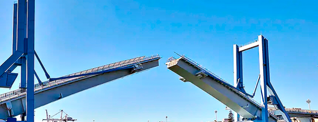 Ponte móvel de Leixões fecha a 15 de junho para obras de manutenção durante três meses