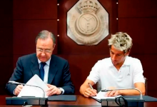 Vila-condense Fábio Coentrão apoia Florentino Pérez na corrida à presidência do Real Madrid