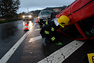 Homem de 65 anos morre atropelado por carro na Estrada Nacional 205 na Póvoa de Varzim